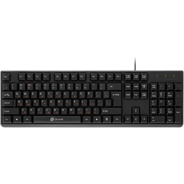 Клавиатура Oklick 100М HW3